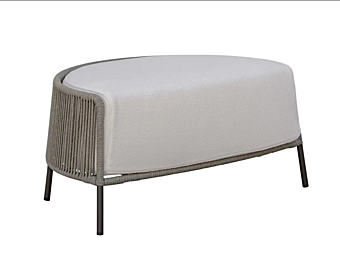 Pouf de jardin en tissu et corde Ola 923 O Potocco 923/O