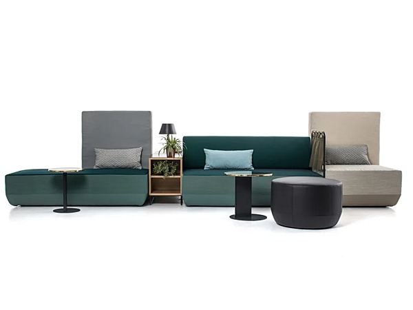 Canapé modulable en tissu Moroso Bikini Island usine Moroso de l'Italie. Foto №1