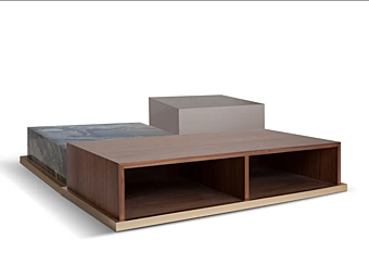 Table basse en bois collection Brick CORTEZARI