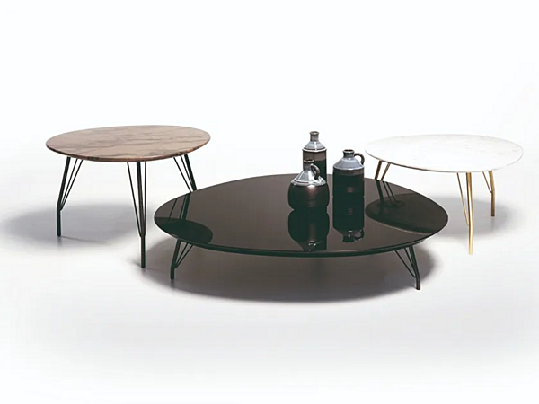 Table basse en marbre pour salon VIBIEFFE 710 Pop usine VIBIEFFE de l'Italie. Foto №1