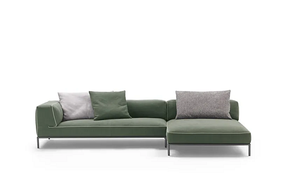Canapé d'angle en tissu avec dossier rembourré FLEXFORM PERRY UP usine FLEXFORM de l'Italie. Foto №8