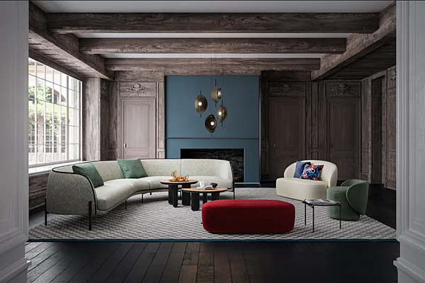Fauteuil rembourré en tissu invité Liu Jo Living Collection GUE PNO usine Liu Jo Living Collection de l'Italie. Foto №9