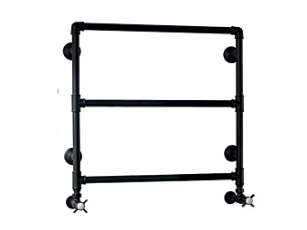 Chauffe-serviettes mural vertical en laiton Tubo Gaia Mobili usine GAIA de l'Italie