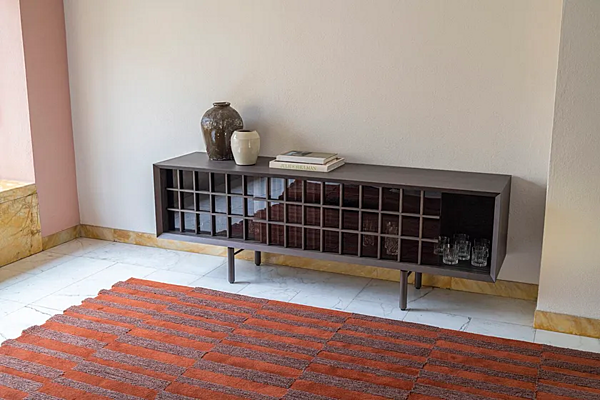 Buffet en bois et verre avec portes coulissantes Potocco SEN 886 MA 886/MB usine POTOCCO de l'Italie. Foto №2