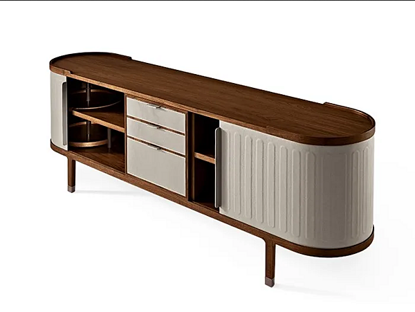 Buffet avec portes coulissantes en bois GIORGETTI DIA 54145 usine GIORGETTI de l'Italie. Foto №2
