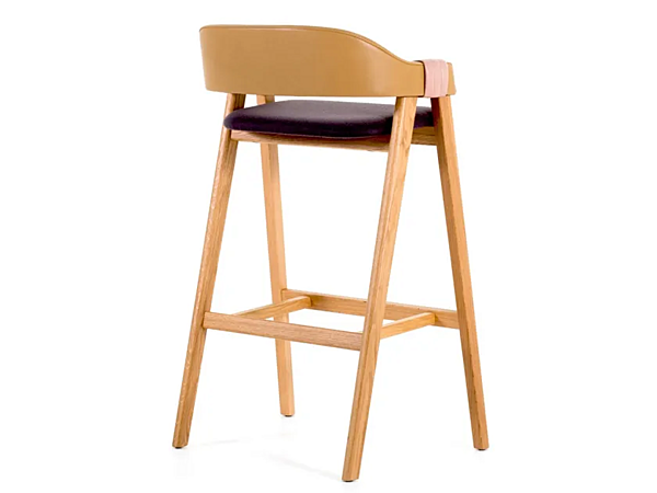 Tabouret en bois avec dossier Mathilda Moroso usine Moroso de l'Italie. Foto №4