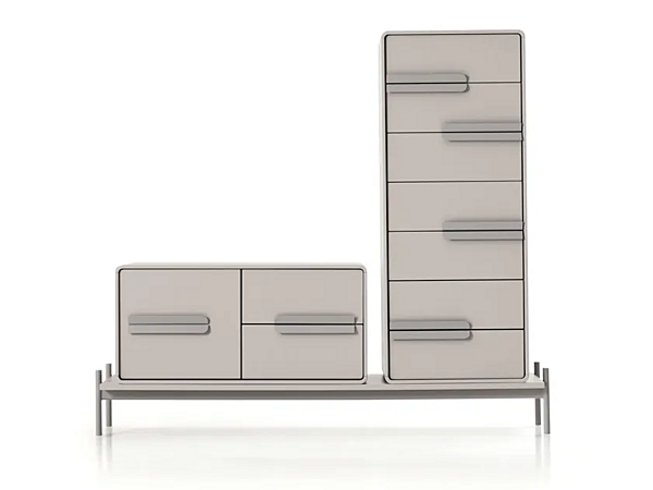 Commode en MDF de la collection Perseo par Cortezari 464-465-463-387/1-386/4-386/1-386/2 usine CORTE ZARI de l'Italie. Foto №10