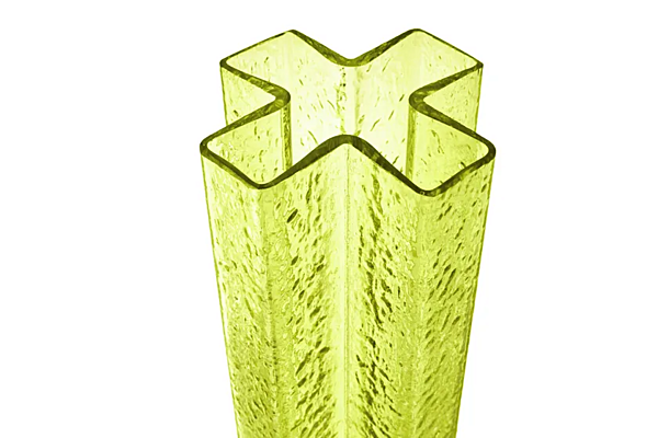 Vase en verre soufflé Cross CASSINA usine CASSINA de l'Italie. Foto №2