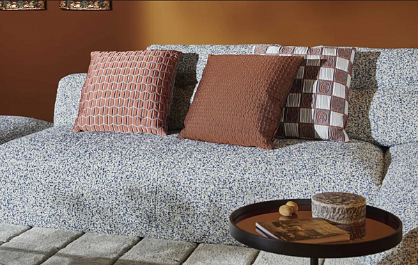 Coussin de canapé en tissu géométrique avec cadre CASSINA Rood usine CASSINA de l'Italie. Foto №6