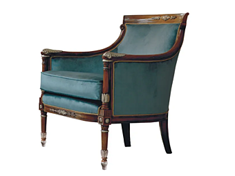 Fauteuil en tissu avec accoudoirs Martini Interiors Emozioni AC100 usine MARTINI INTERIORS de l'Italie