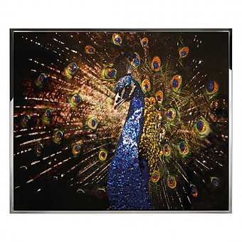 Panneau, peinture PAVONE