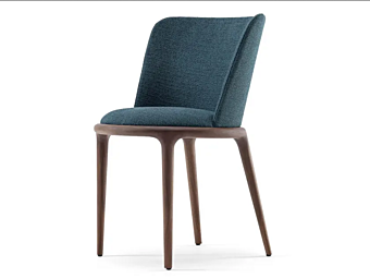 Chaise en tissu Joan BertO usine BertO de l'Italie