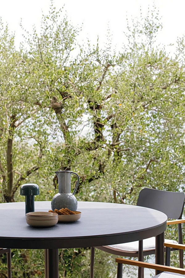 Table de jardin ronde en grès porcelainé Atmosphera Dulton DU05.TV, DU06.TV usine ATMOSPHERA de l'Italie. Foto №7