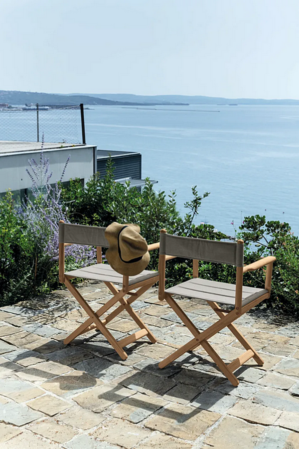 Chaise pliante en teck avec accoudoirs Kristalia Director Stria 05STR01 usine Kristalia de l'Italie. Foto №6