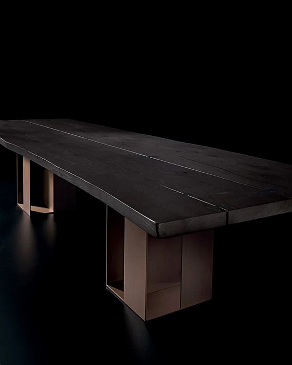 Table rectangulaire en bois massif Vero Cubica ARTE BROTTO L620, CUBICA usine Arte Brotto de l'Italie. Foto №4