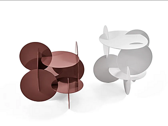 Table basse en métal Monete Gallotti&Radice usine Gallotti & Radice de l'Italie