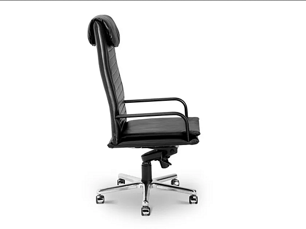 Fauteuil de direction en cuir à dossier haut LOOP i 4 Mariani usine i 4 Mariani de l'Italie. Foto №2