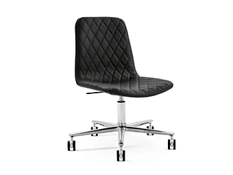 Chaise de bureau réglable en hauteur avec roulettes et base à 5 branches Eforma Lenny 5 Ways Chaise de bureau réglable en hauteur avec roulettes et base à 5 branches Eforma Lenny 5 Ways usine Eforma de l'Italie