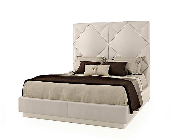 Lit double avec tête de lit rembourrée Bizzotto Italia Symphony usine Bizzotto Italia de l'Italie. Foto №3