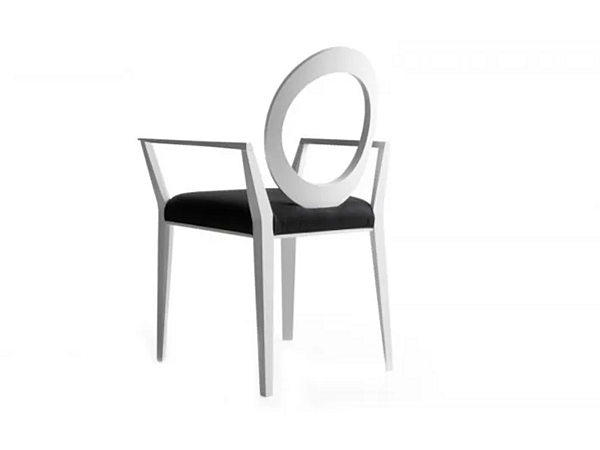 Chaise en bois massif avec accoudoirs Gemma BROSS 1612 usine BROSS de l'Italie. Foto №2