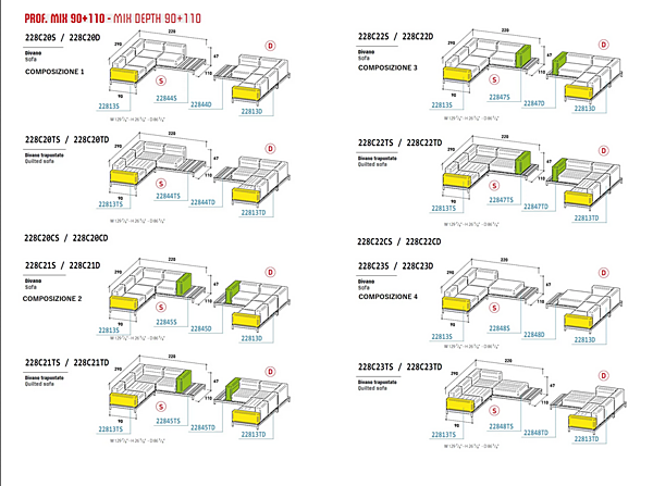 Canapé d'angle en tissu pour jardin Barcode VARASCHIN usine VARASCHIN de l'Italie. Foto №16