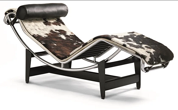 Chaise longue en cuir réglable CASSINA 4 004 usine CASSINA de l'Italie. Foto №2