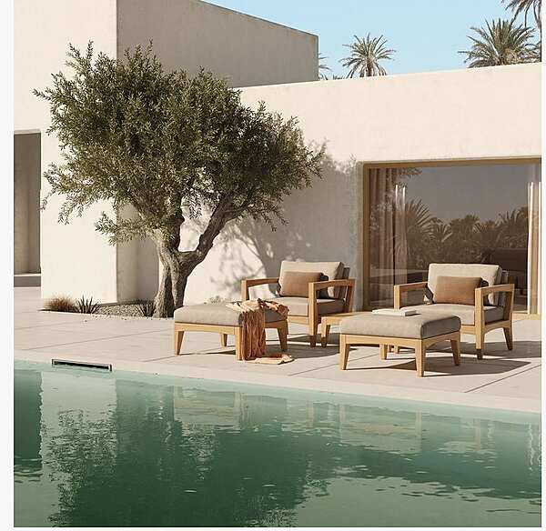 Pouf ROYAL BOTANIA ZNTL 75T usine ROYAL BOTANIA de l'Italie. Foto №4