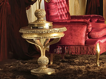 Table basse ronde en bois Royal A.R. Arredamenti 716