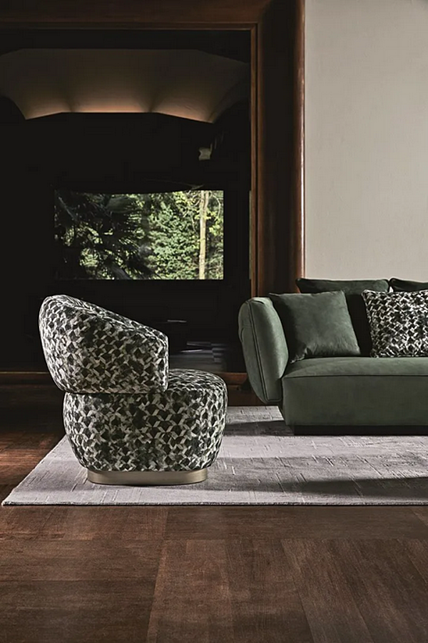 Fauteuil en tissu Sophie OPERA CONTEMPORARY ANGELO CAPPELLINI 40321 usine OPERA CONTEMPORARY de l'Italie. Foto №3