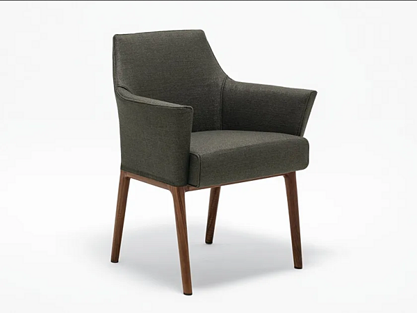 Fauteuil en tissu avec accoudoirs Alina GIORGETTI 51080, 51081 usine GIORGETTI de l'Italie. Foto №3