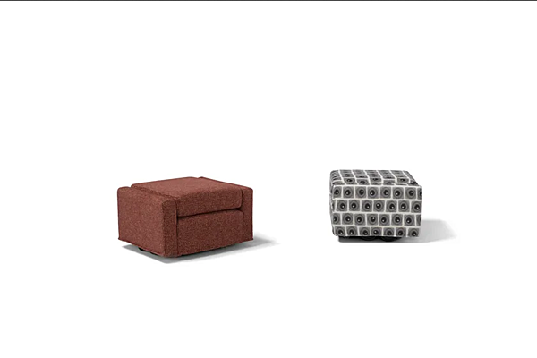 Pouf en tissu fauteuil facile Egoitaliano QQ usine Egoitaliano de l'Italie. Foto №4