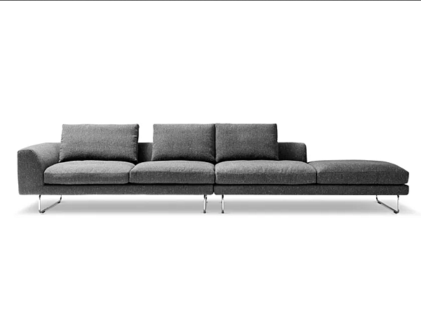 Canapé modulable 4 places en tissu I 4 Mariani ADD LOOK usine i 4 Mariani de l'Italie. Foto №1