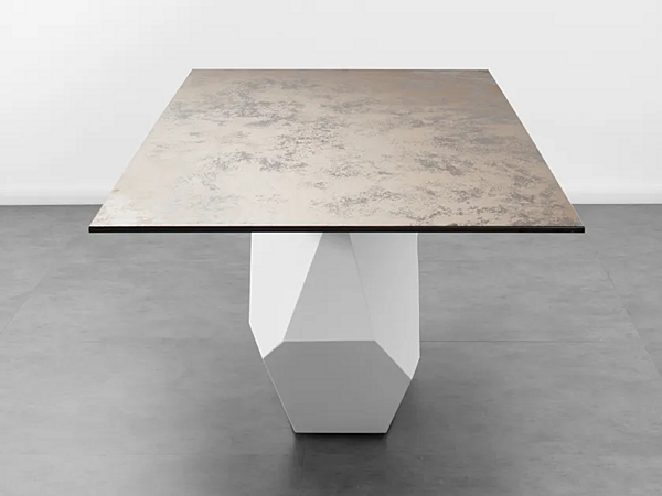 Table rectangulaire en verre collection Liu Jo Living Raw Diamond RAW usine Liu Jo Living Collection de l'Italie. Foto №12