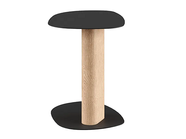 Table basse ovale en acier et bois Liu Jo Living Collection Clip PXM usine Liu Jo Living Collection de l'Italie. Foto №3