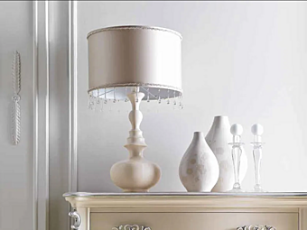 Lampe de table en cristal Swarovski Sofia Roll CORTEZARI Lampe de table en cristal Swarovski Sofia Roll CORTEZARI usine CORTE ZARI de l'Italie