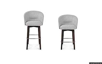 Tabouret de bar Minotti Amélie "Stool" Tabouret de bar Minotti Amélie "Stool" usine Minotti de l'Italie