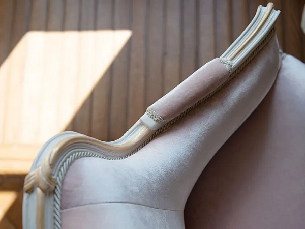 Fauteuil en tissu avec accoudoirs Savio Firmino 3119 3119POL usine SAVIO FIRMINO de l'Italie. Foto №4