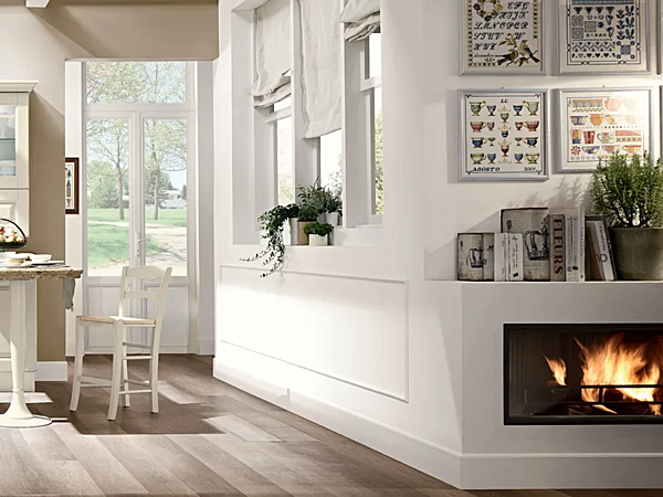 Cuisine en bois avec poignées Laura LUBE CUCINE 06 usine LUBE CUCINE de l'Italie. Foto №4