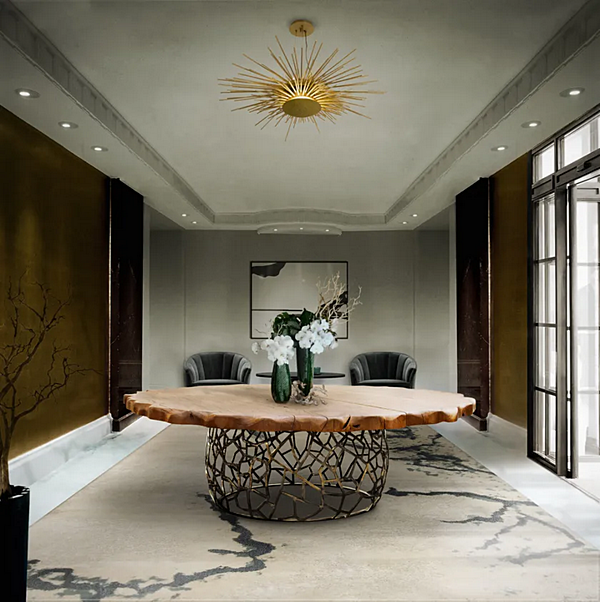 Table ronde en bois Apis II BRABBU usine BRABBU de l'Italie. Foto №5