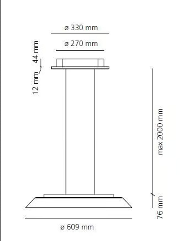 Suspension en méthacrylate LED Artemide collection Febe 0242W00A/0242W20A/0242000A/0242020A usine Artemide de l'Italie. Foto №7