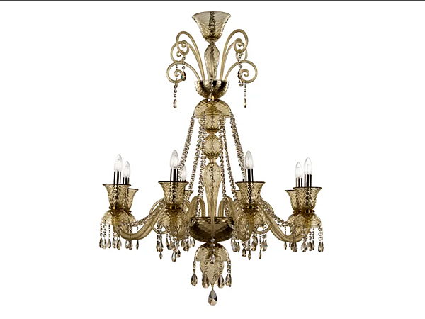 Suspension en cristal Pasternak MULTIFORME SK1035-8-F usine MULTIFORME de l'Italie. Foto №1