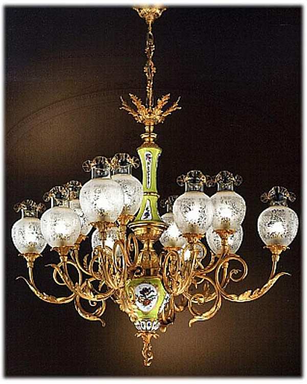 Lustre FBAI 4402/8+4 usine FBAI de l'Italie. Foto №1