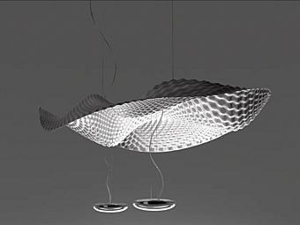 Suspension en aluminium Cosmic Angel Artemide 1513010A