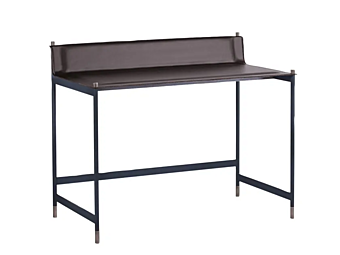 Bureau secrétaire en cuir Cuoietto avec terrazzo Potocco 898 SCR 898/SCR