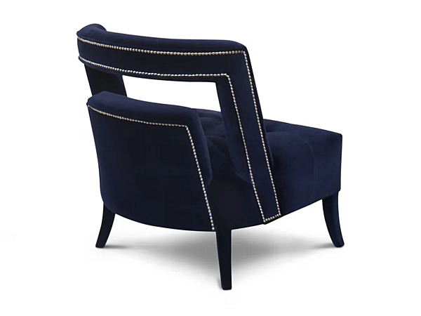 Fauteuil en velours rembourré Naj BRABBU usine BRABBU de l'Italie. Foto №3