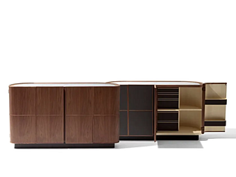 Buffet en bois avec portes GIORGETTI MOORE 73019, 73024