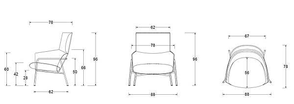 Fauteuil TWILS Adele 37A usine TWILS (VENETA CUSCINI) de l'Italie. Foto №10