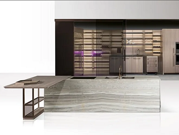 Cuisine en bois avec îlot GIORGETTI GK 03 usine GIORGETTI de l'Italie. Foto №6