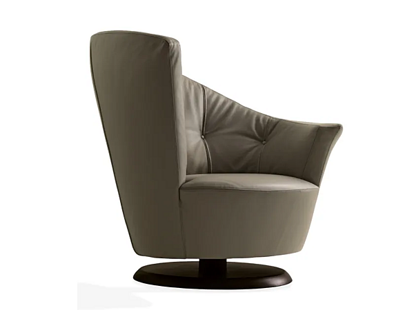 Fauteuil pivotant en tissu Arabella GIORGETTI 50530, 50531 usine GIORGETTI de l'Italie. Foto №1