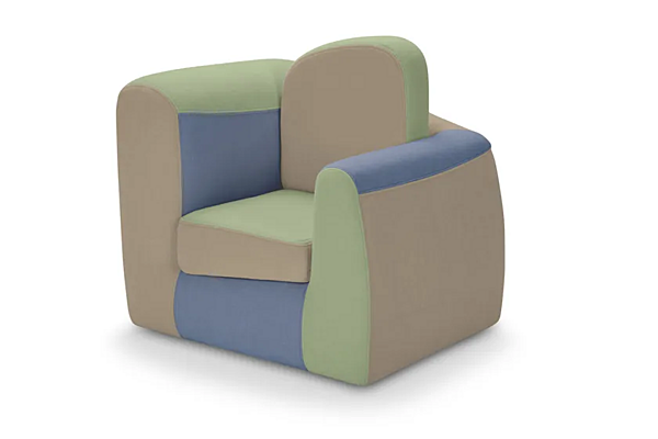 Fauteuil pour enfants avec accoudoirs en tissu Adrenalina Symbol Kids IMB1070326, IMB1070327, IMB1070329 usine ADRENALINA de l'Italie. Foto №11